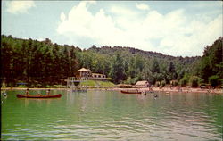 Laurel Park Lake Inn & Cottages Hendersonville, NC Postcard Postcard