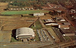 Winston-Salem War Memorial Coliseum And Home Of The Dixie Classic Fair North Carolina Postcard Postcard