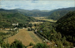 Panoramic View Of Cherokee Indian Reservation North Carolina Postcard Postcard