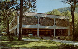 The L. Nelson Bell Library, Montreat-Anderson College North Carolina Postcard Postcard