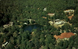 Panoramic Aerial View Of Montreat North Carolina Postcard Postcard