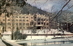 Wintertime At Assembly Inn Montreat, NC Postcard Postcard