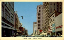 Tryon Street Looking South Postcard