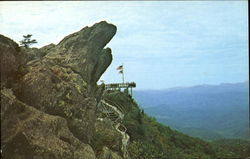 The Blowing Rock And Observation Tower And Trail Postcard