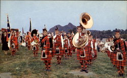 High Land Gathering Of Scottish Clans Grandfather Mountain Postcard