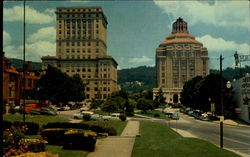 Buncombe Country Court House And Asheville City Hall North Carolina Postcard Postcard