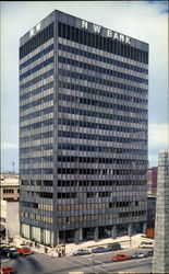 A View From Across Pack Square Postcard