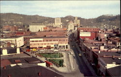 A Panoramic View Of Asheville Postcard