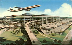 The New Tampa International Jetport Terminal Postcard