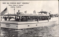 Deep Sea Fishing Boat Admiral Postcard