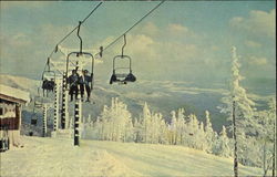 Mt. Mansfield Ski Area Stowe, VT Postcard Postcard