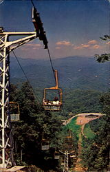 The Double Chair Lift Gatlinburg, TN Postcard Postcard