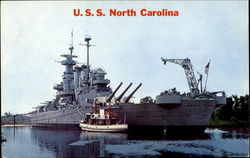 U. S. S. North Carolina Wilmington, NC Postcard Postcard