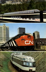 Canadian Trains Postcard