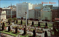 Union Square San Francisco, CA Postcard Postcard