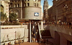 Hallidie Plaza San Francisco, CA Postcard Postcard