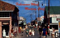 Fishermans Wharf Monterey, CA Postcard Postcard