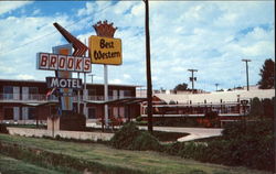 Brooks Motel, Intersection U. S. 36 283, 383 Norton, KS Postcard Postcard