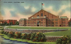 State Armory Hartford, CT Postcard Postcard