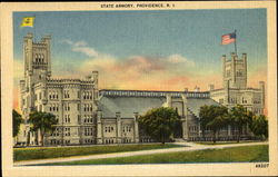 State Armory Providence, RI Postcard Postcard