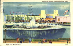 Lagoon Of Nations And International Area Postcard