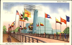 Bridge Of Wings 1939 NY World's Fair Postcard Postcard