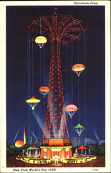 Parachute Jump Postcard