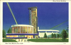 Glass Center Building 1939 NY World's Fair Postcard Postcard