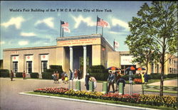 World's Fair Building Of Y. M. C. A. Of The City Of New York 1939 NY World's Fair Postcard Postcard