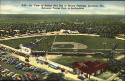 Air View Of Boston Red Sox In Spring Training Sarasota, FL Postcard Postcard