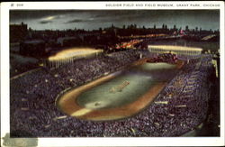 Soldier Field And Field Museum, Grant Park Postcard