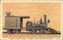 Original John Bull Engine U. S. National Museum, Smithsonian Institution Postcard