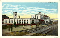 Frisco Passenger Station Springfield, MO Postcard Postcard