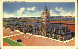 Union Station Portland, ME Postcard Postcard