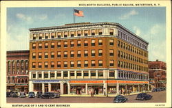 Woolworth Building, Public Square Postcard