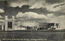 A View Of The Electrical Group 1933 Chicago World Fair Postcard Postcard