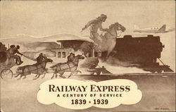 Railway Express 1939 NY World's Fair Postcard Postcard