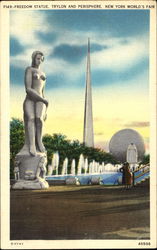 Freedom Stature 1939 NY World's Fair Postcard Postcard