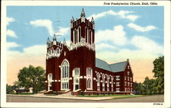 First Presbyterian Church Enid, OK Postcard Postcard