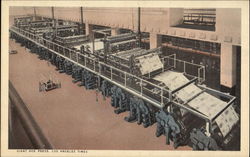 Giant Press Of The Times Los Angeles, CA Postcard Postcard