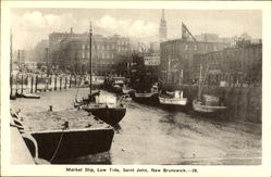 Market Slip Saint John, NB Canada New Brunswick Postcard Postcard