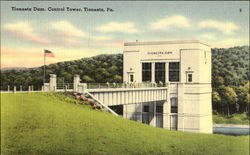 Tionesta Dam Control Tower Postcard