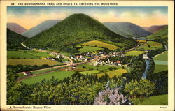 A Pennsylvania Beauty View Scenic, PA Postcard Postcard