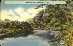 Greetings From Vernfield Postcard