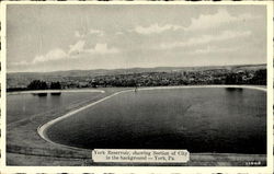 York Reservoir Pennsylvania Postcard Postcard