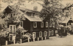 Manor Lodge At Pocono Manor Inn Pennsylvania Postcard Postcard