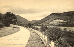 Mountain View On Route 14 Postcard