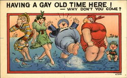 Having A Gay Old Time Here! Why Don't You Come? Postcard