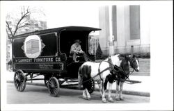 Lammert Furniture Co. Delivery Wagon Postcard