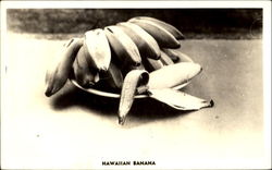 Hawaiian Bananas Fruit Postcard Postcard